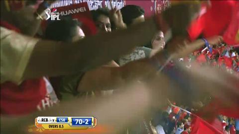 M20: RCB vs CSK – Dwayne Smith Wicket