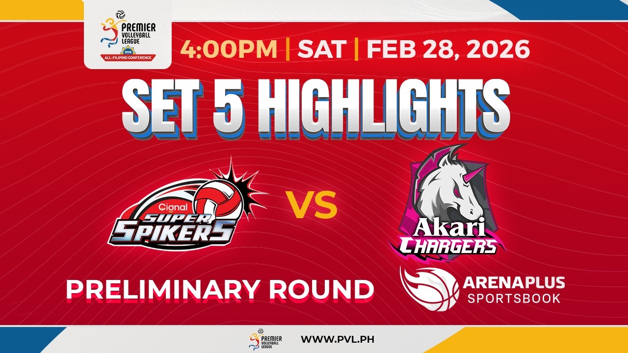 Cignal vs. Akari - 5th Set Highlights