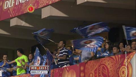 Match 62 RCB vs MI – Dilshan's Wicket
