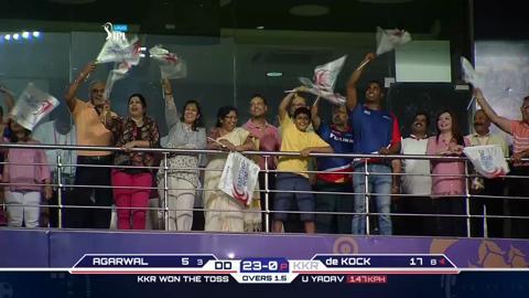 M2: KKR vs DD – Quinton de Kock Six