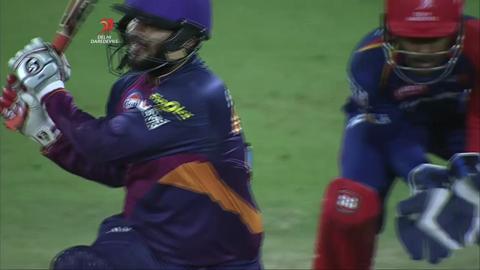 M33: DD vs RPS – Saurabh Tiwary Wicket