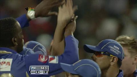 M13: PWI vs RR – Robin Uthappa Wicket background