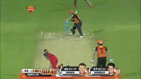 M52: SRH vs RCB – David Warner, Right-hand bat, Sunrisers Hyderabad