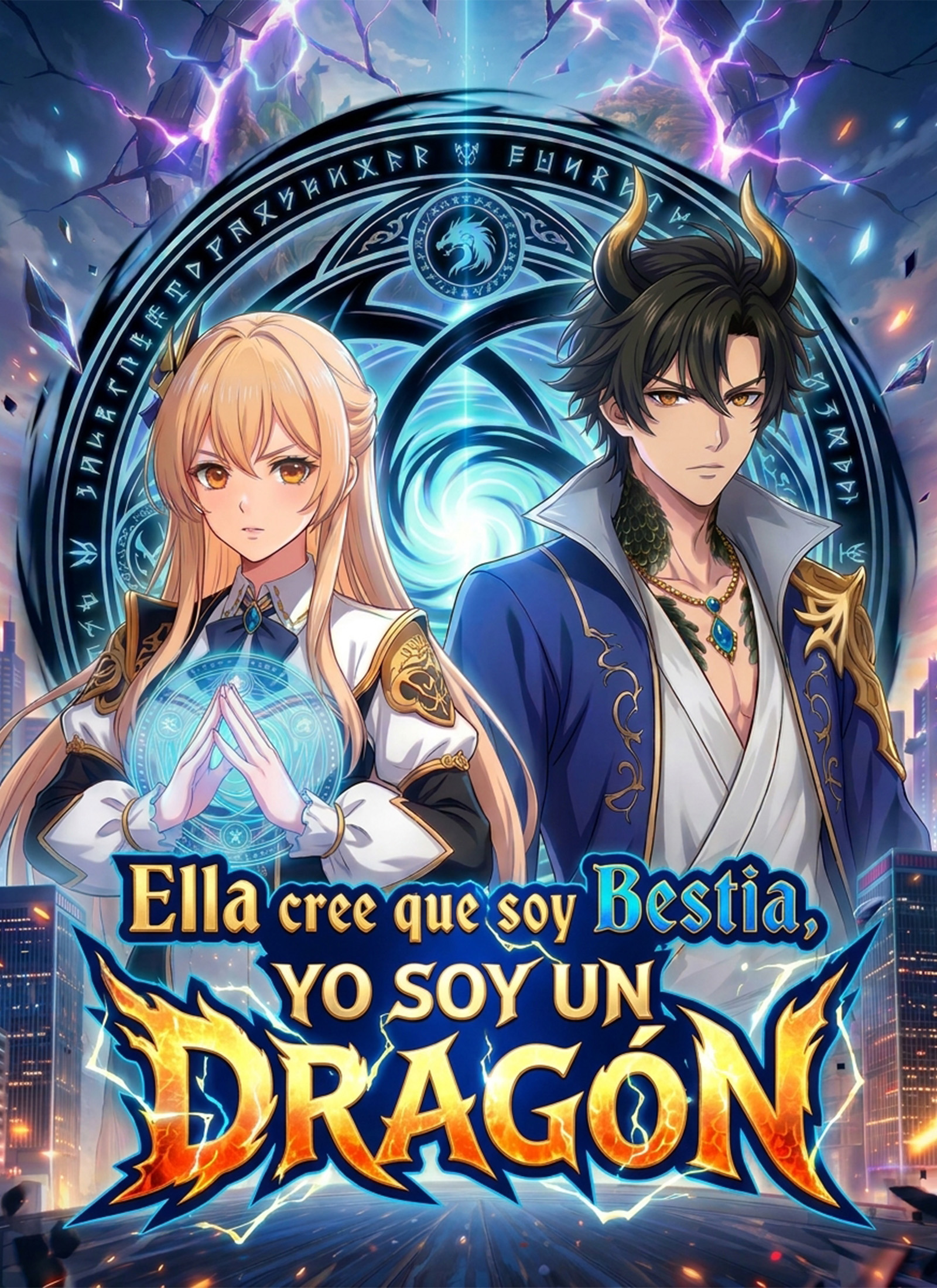 Ella cree que soy bestia, yo soy un dragón poster