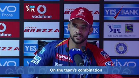 M33: DD vs RPS – Press Conference – JP Duminy background