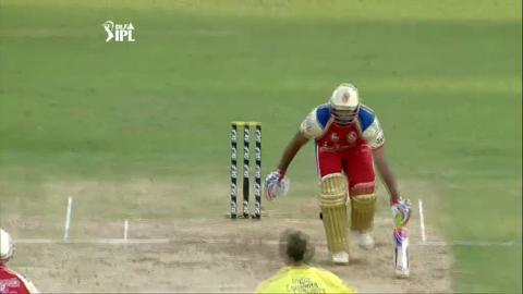 IPL 2012 Match 13 – CSK vs RCB: Wickets