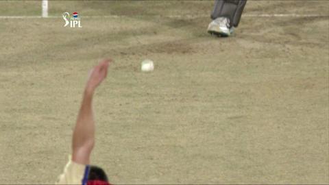 M7: SRH vs RCB – Cameron White Wicket
