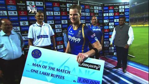 M9: RR vs MI – Man Of The Match – Steve Smith