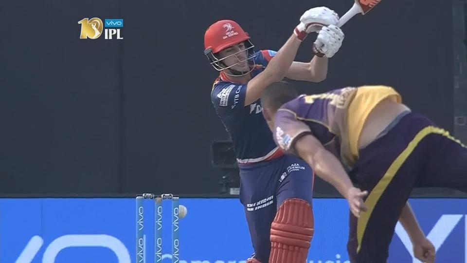 That is one strong Leg-stump out there