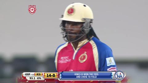 M18: KXIP vs RCB – Chris Gayle Six