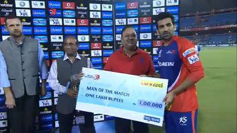 M49: DD vs CSK – Man of the Match – Zaheer Khan