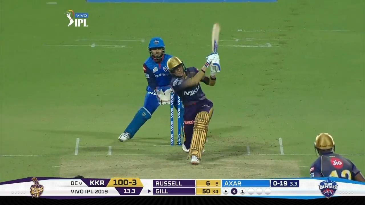 M26: KKR vs DC – Shubman Gill Six background