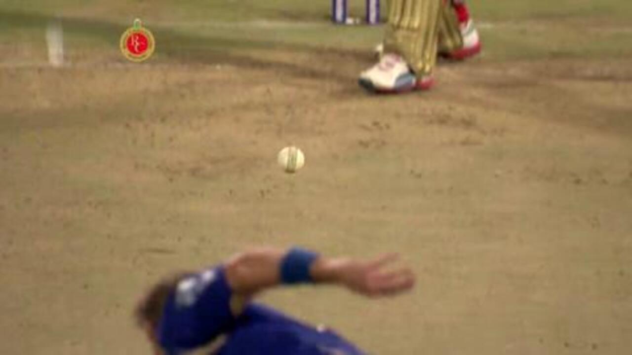 M27 RCB vs RR – Tillakaratne Dilshan Wicket