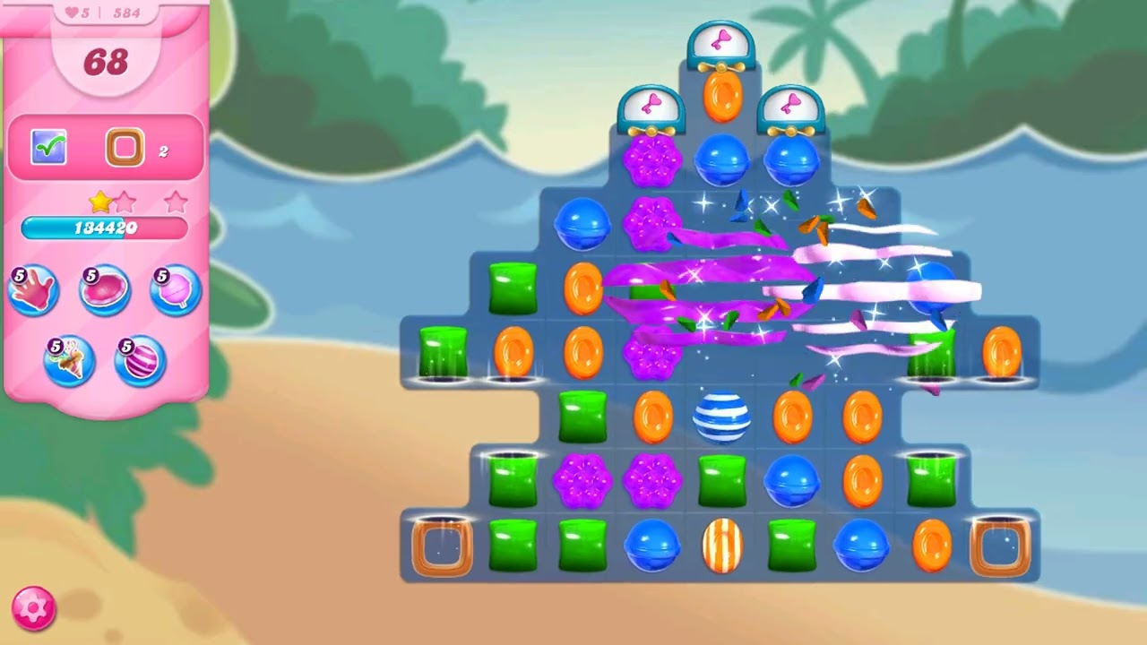 Candy Crush Saga Levels 576-580 Super Crush | Candy Crush Saga Gameplay | Candy Crush No Boosters