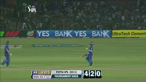 M50: RR vs PWI – Ajinkya Rahane Six