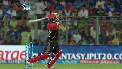 M14: MI vs RCB – Sarfaraz Khan Six