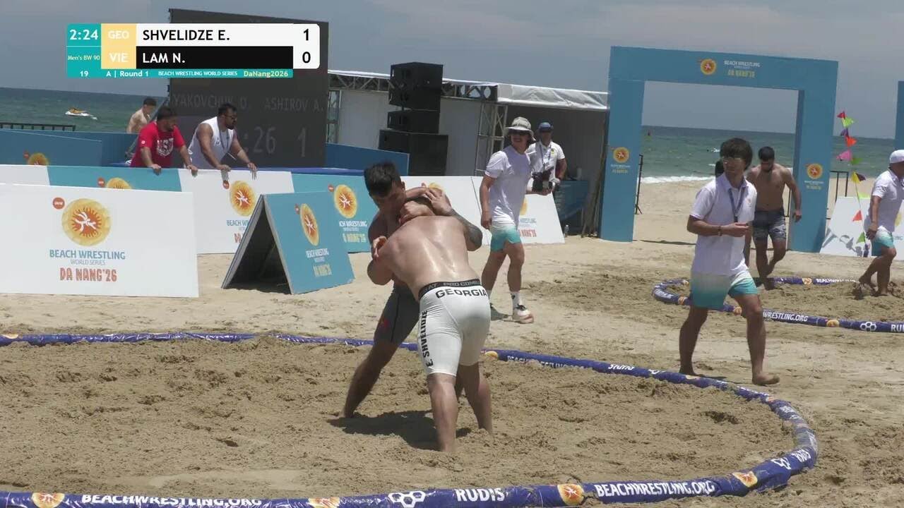 Evsem SHVELIDZE (GEO) vs. LAM Ngo Van (VIE) • A | Round 1 • Men's BW 90Kg