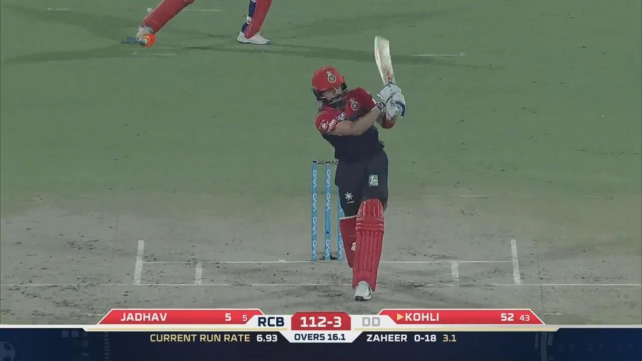 M56: DD vs RCB – Virat Kohli Six