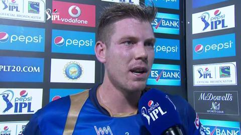 M47: CSK vs RR – James Faulkner Interview background