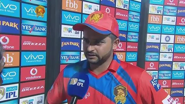 M20: GL vs RCB – Suresh Raina Interview background