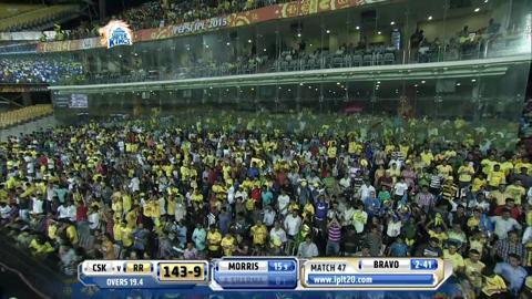 M47: CSK vs RR – Ankit Sharma Wicket