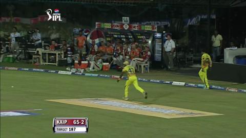 M45: CSK vs KXIP – David Hussey Six background