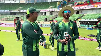 Warm-ups before the first #BANvPAK Test | Action commences at Sher-e-Bangla National Cricket Stadium