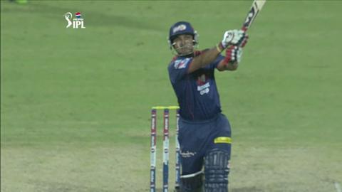 M57: DD vs RCB – Kedar Jadhav Wicket background