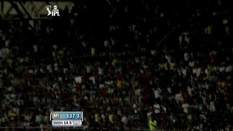 M37: MI vs RCB – Kieron Pollard Six background