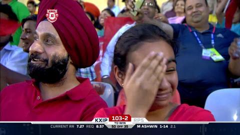 M10: KXIP vs RPS – Shaun Marsh Wicket