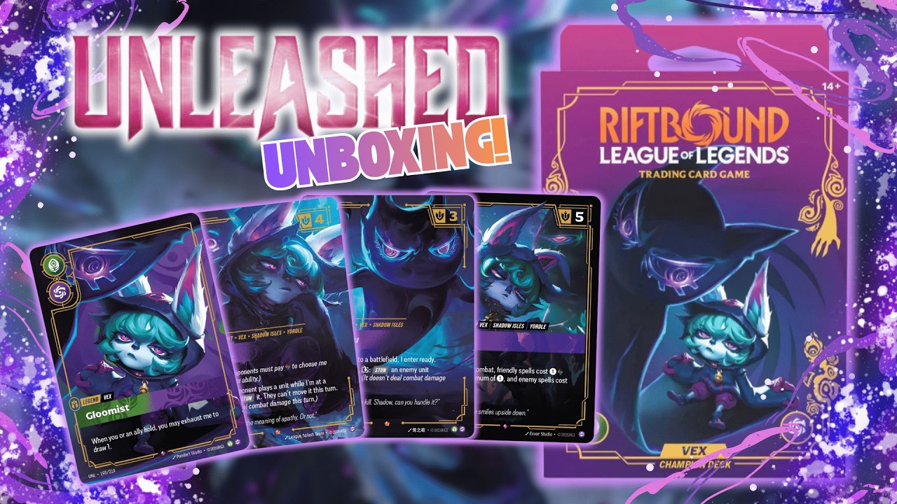 Vex Champion Deck FIRST LOOK! ๐ป Riftbound LoL TCG Deck Review + Best Additions #lol #riftbound #tcg