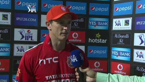 M14: KXIP vs KKR – George Bailey Interview