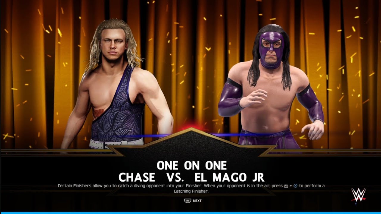Chase Wilmington vs El Margo JR. NWA. WWE 2K25