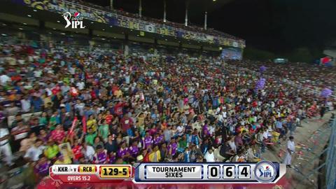 M5: KKR vs RCB – Chris Gayle Six