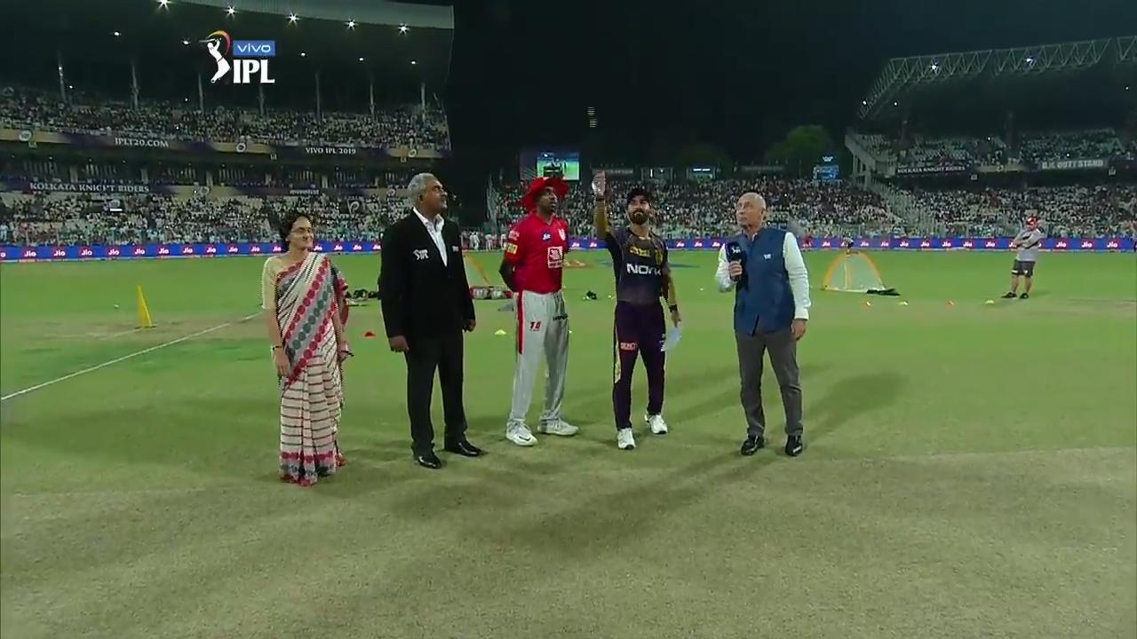 M06: KKR vs KXIP – Toss