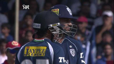 Match 71 DC vs RCB – Dhawan's Wicket background