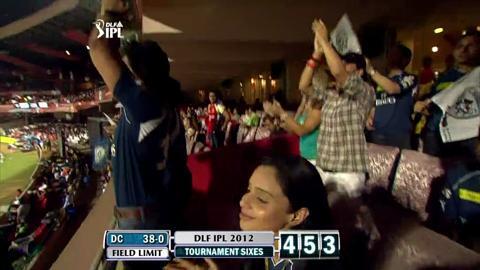 Match 50 RCB vs DC – Harris' 1st Six background