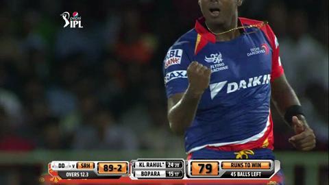 M13: SRH vs DD – Fall Of Wickets