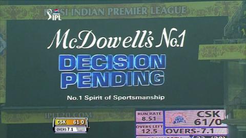 M64: CSK vs DD – Murali Vijay Wicket