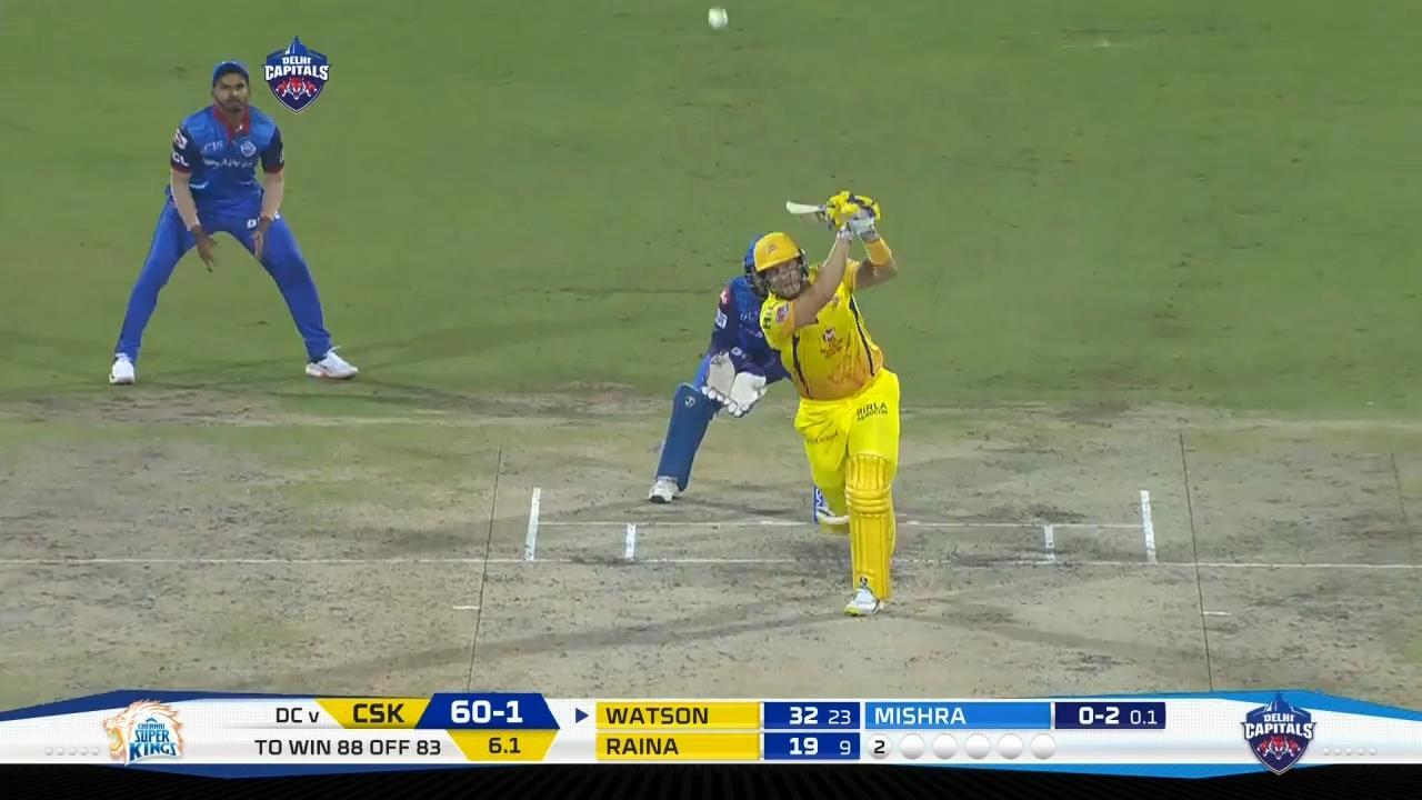 M05: DC vs CSK – Shane Watson Six