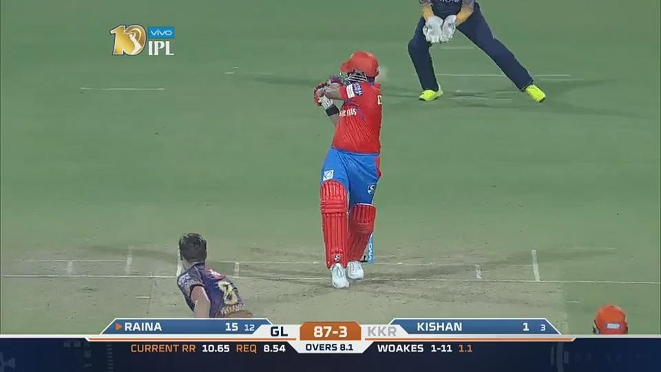 M23: KKR vs GL – Suresh Raina Six