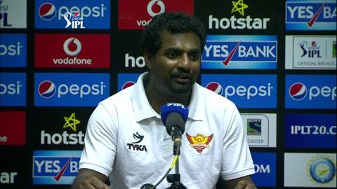 M48: SRH vs KXIP – Press Conference – Muttiah Muralitharan
