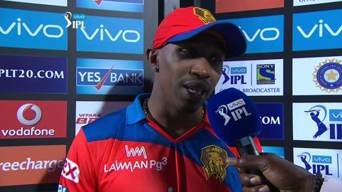 M34: SRH vs GL – Dwayne Bravo Interview