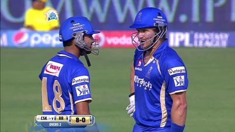 M37: CSK vs RR – Shane Watson Six