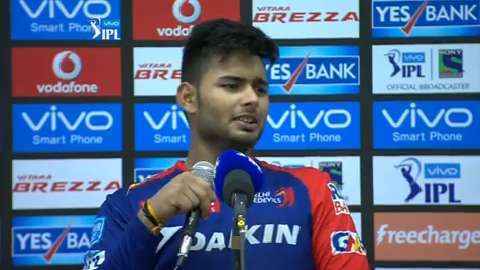 M31: GL vs DD – Press Conference – Rishabh Pant