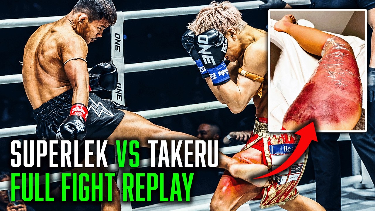 PULVERISED 😱 Those Kicks Were NO JOKE🦵💥 Superlek vs. Takeru | Kickboxing Full Fight