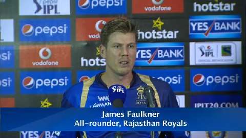 M3: KXIP vs RR – Press Conference – James Faulkner background