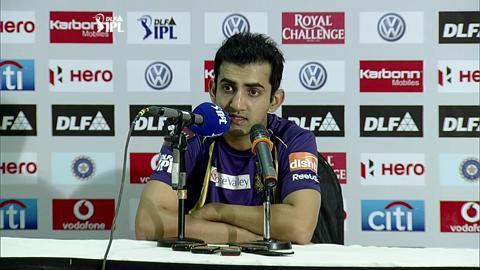IPL 2012 Match 70 – PWI vs KKR: Gambhir PC