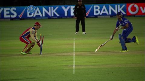 M40: RR vs RCB – Owais Shah Wicket