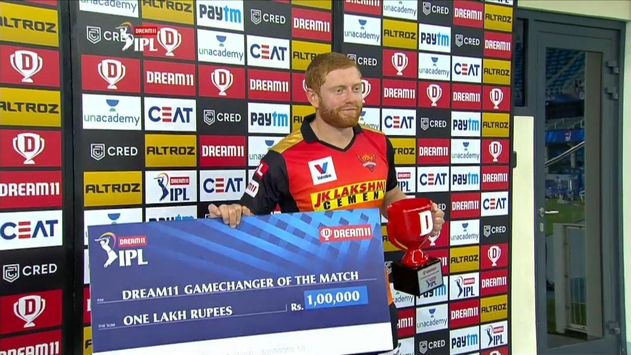 M03: SRH vs RCB – Dream11 GameChanger of the Match – Jonny Bairstow